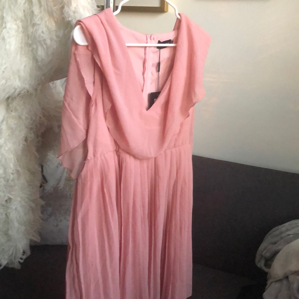PrettyLittleThings Dusted Pink Dress